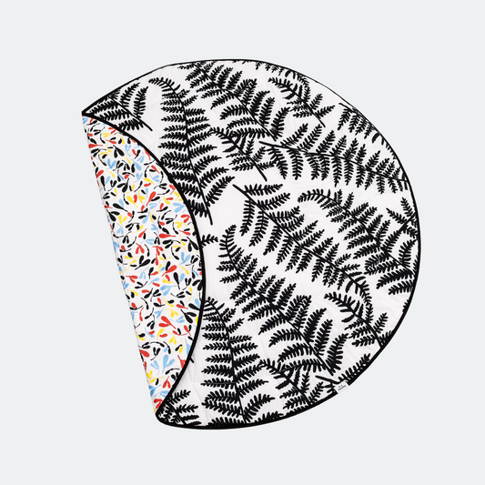 PLANT PRINT PLAYMAT- reversible newborn to 4 months / 5+ months