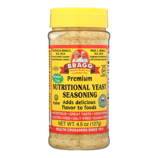 Bragg Premium Nutritional Yeast Seasoning - 4.5 Oz (Pack of 12)