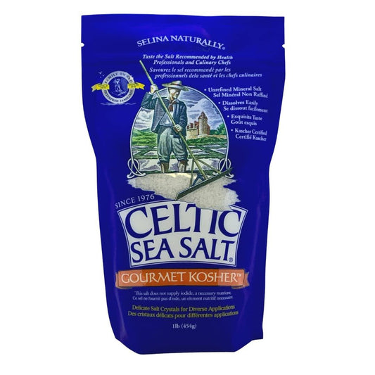 Celtic Sea Salt Gourmet Kosher Salt 1 Lb (Case of 6)