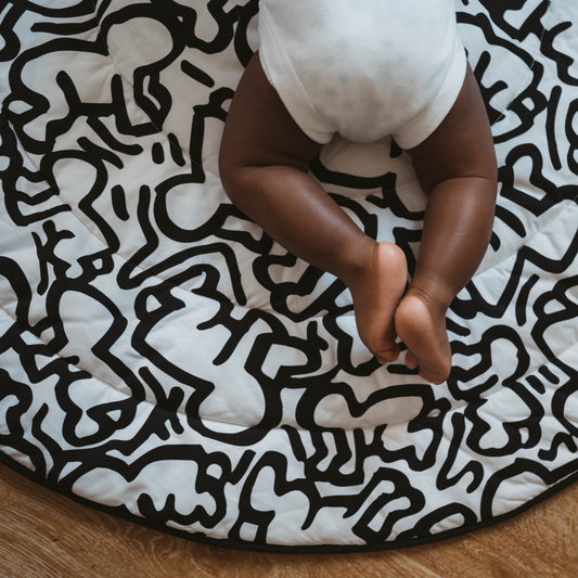 ETTA LOVES x KEITH HARING PLAYMAT- reversible newborn to 4 months / 5+ months