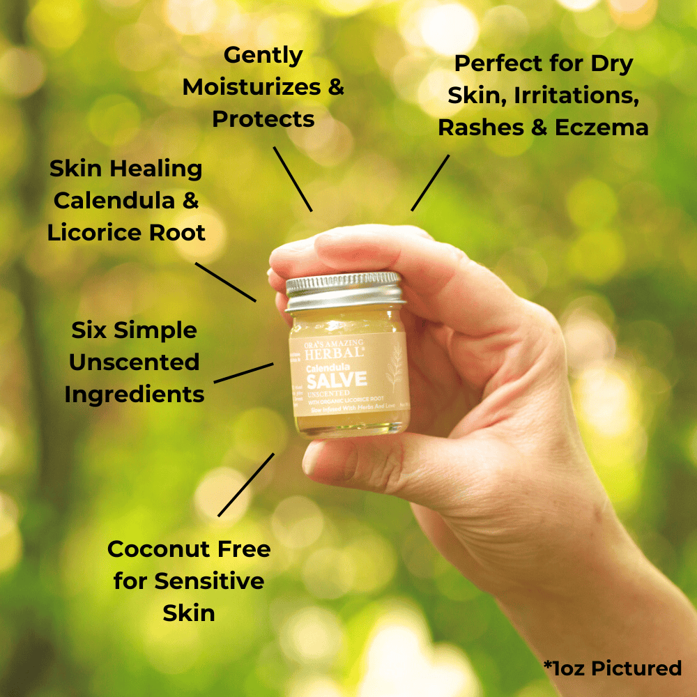 Calendula Salve, Coconut Free Draw Salve with Licorice Root