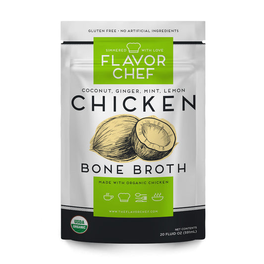 Coconut Ginger Chicken Bone Broth