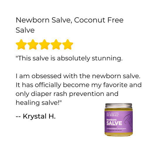 Newborn Salve, Coconut Free Calendula Salve
