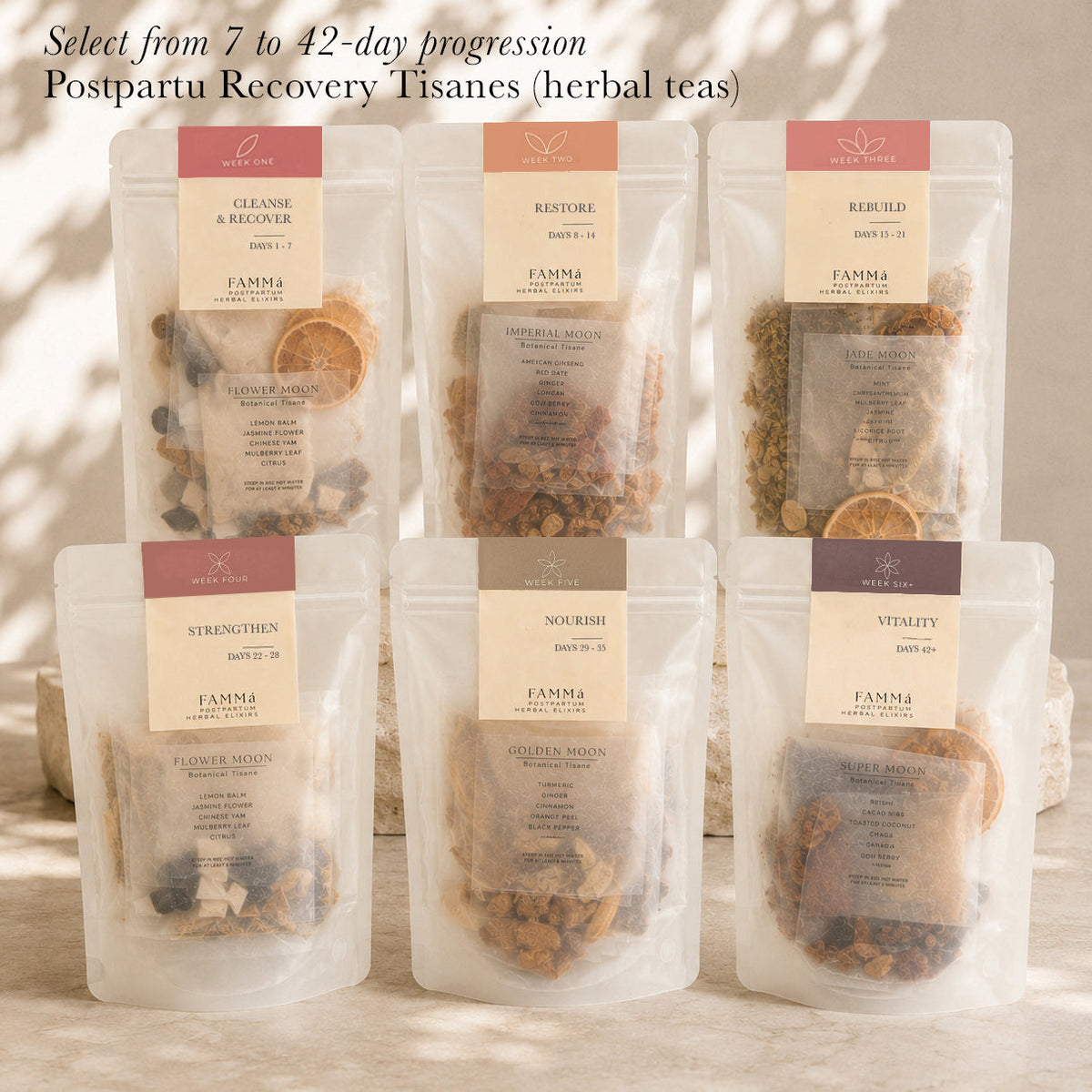 7 to 42 day Postpartum Tisane