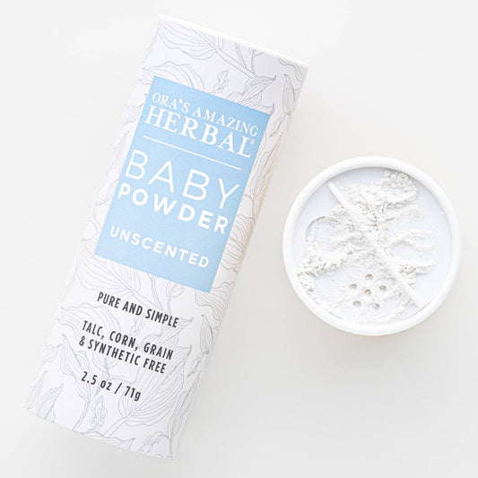 Talc Free Baby Powder, Unscented, Corn Free