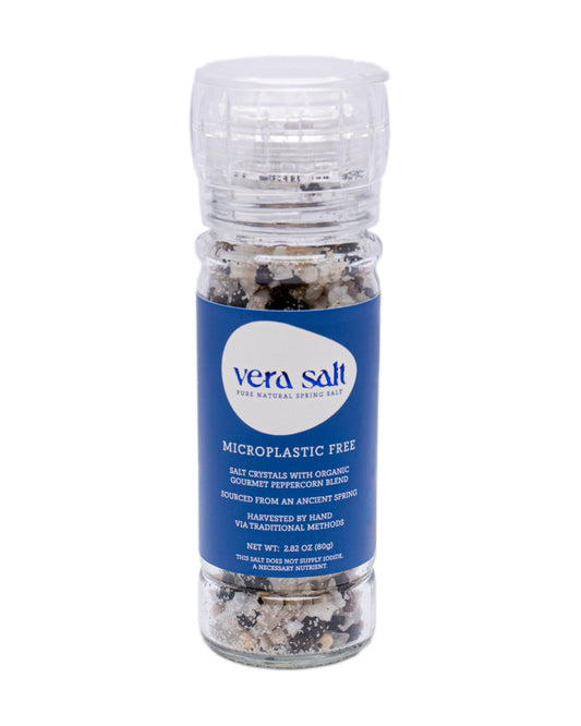 Spring Salt & Organic Pepper - Ceramic Grinder (80g)