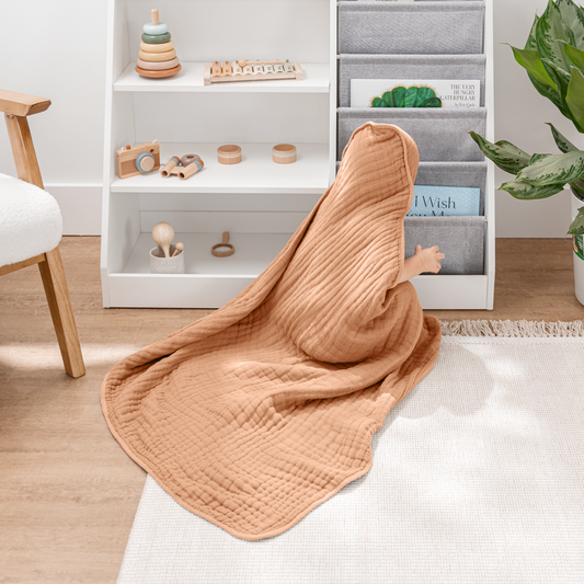 Baby Hooded Towels by Comfy Cubs - Caramel