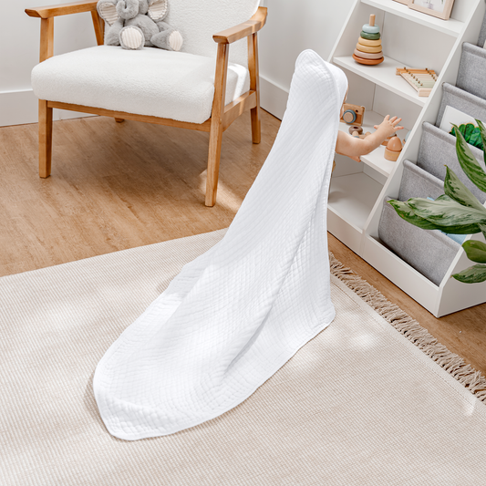 Baby Hooded Towels by Comfy Cubs - White
