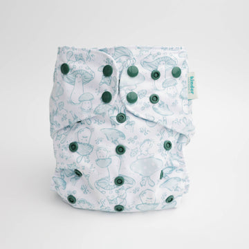 Whimsical Mushroom Garden by Elaine Bozza