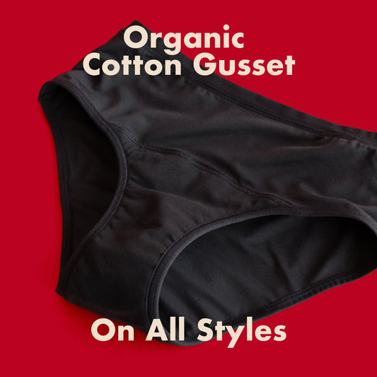 The Teen Period. Bikini in Organic Cotton For Heavy Flows