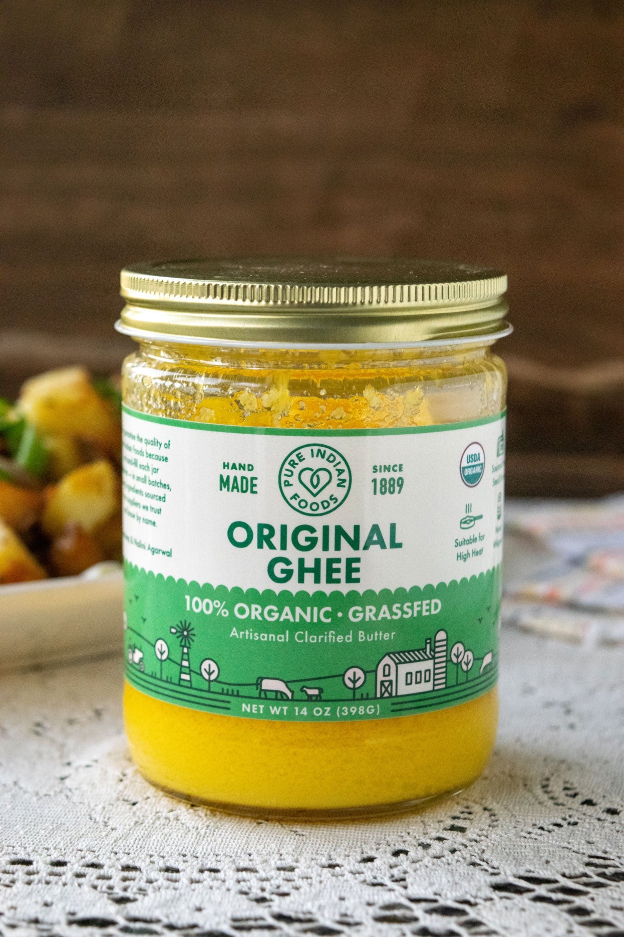 Original Ghee, Grassfed & Certified Organic