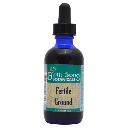 Fertile Ground Herbal Tincture To Support Women, Hormone Harmony, Natural Fertility and Conception* Herbal Support for Normal Womb Health 2 oz.