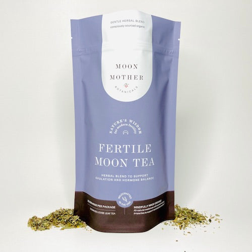 Fertile Moon Tea: Herbal Blend to Support Ovulation and Hormone Balance  - Made with Organic and Wildcrafted Herbs (1800+ 5-Star Reviews)