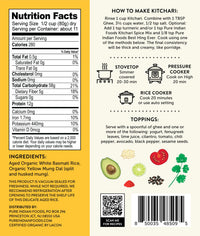 Kitchari (Khichadi), Certified Organic