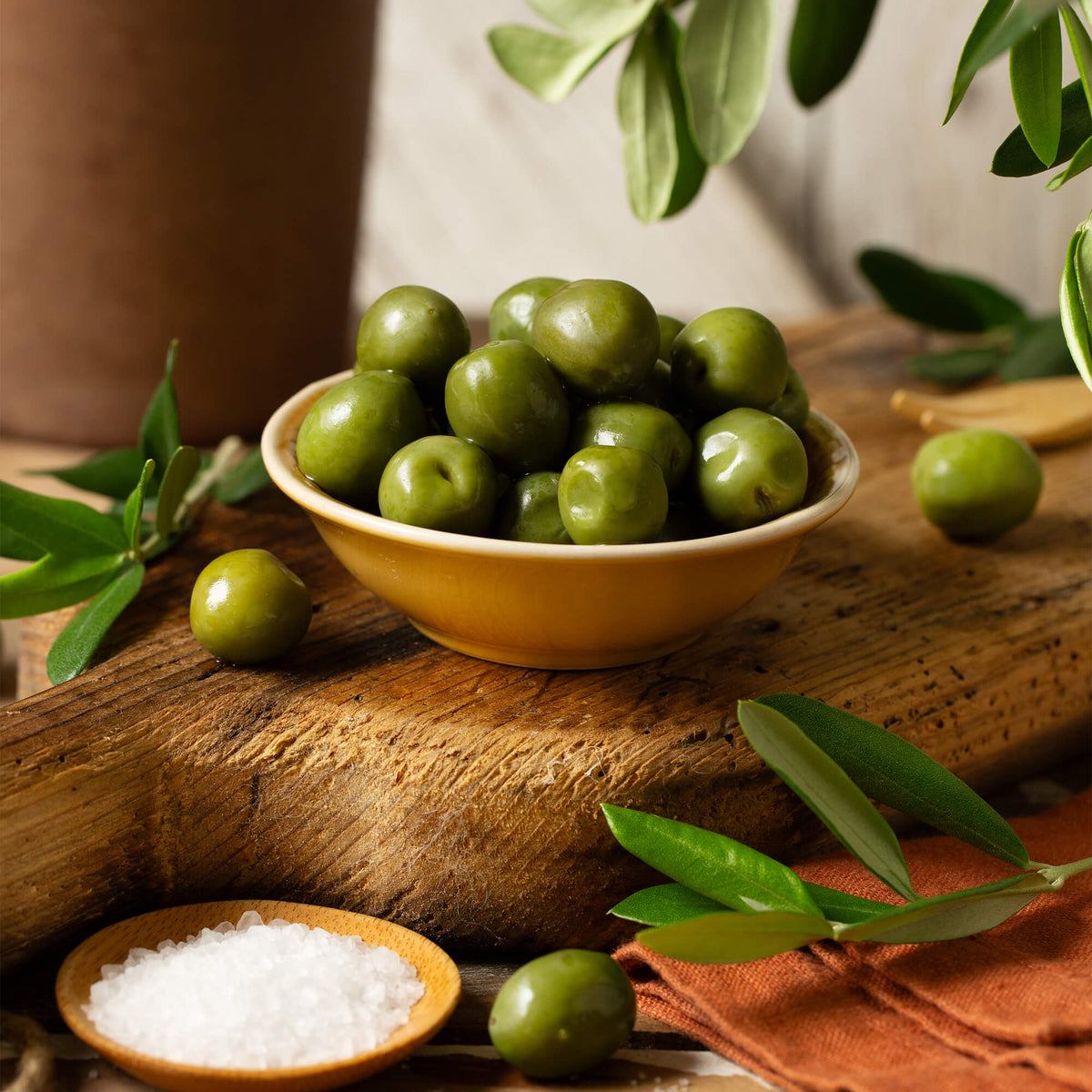 Nocellara Green Olives in Brine