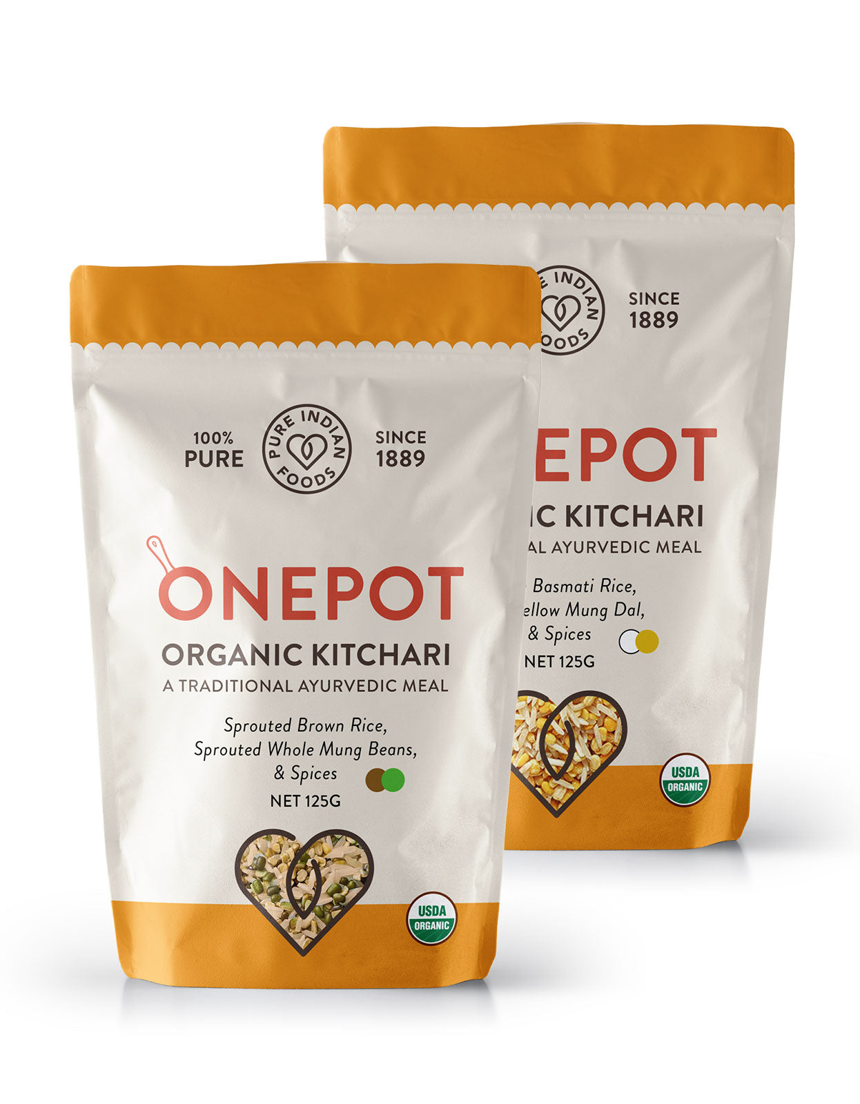 OnePot Kitchari Single Pack Ready-to-Cook Meals, Certified Organic