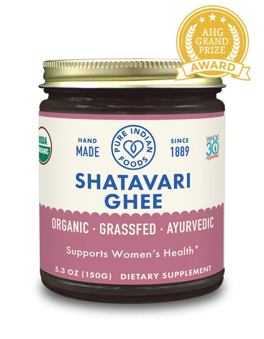 Shatavari Ghee 5.3 oz, Certified Organic