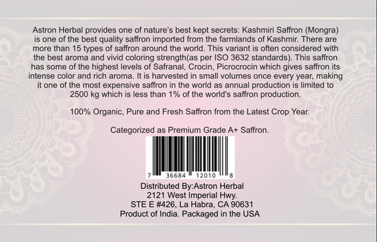 Kashmiri Saffron - 5g