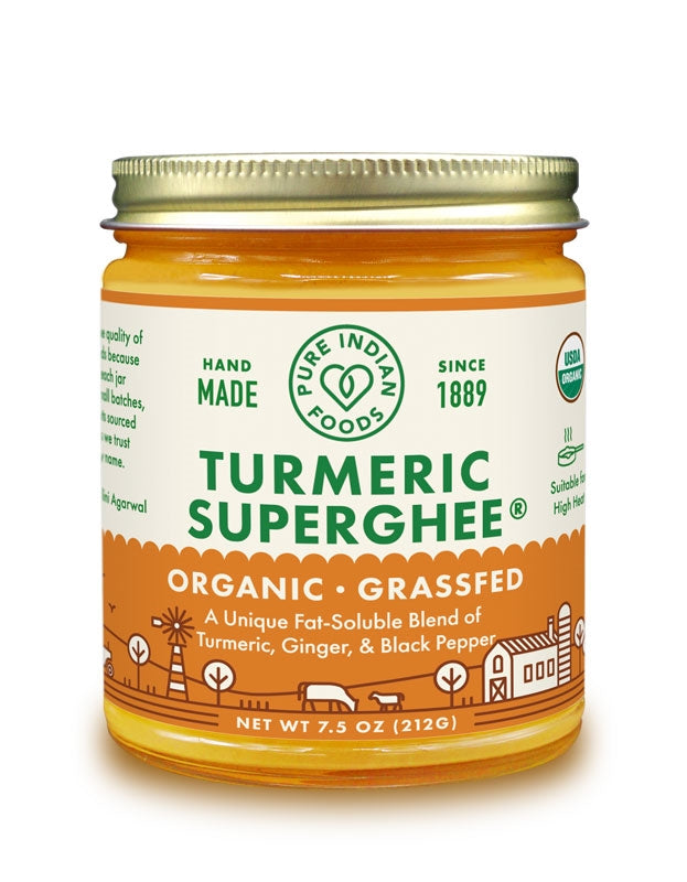 Turmeric Superghee™, Grassfed & Certified Organic - 7.5 oz