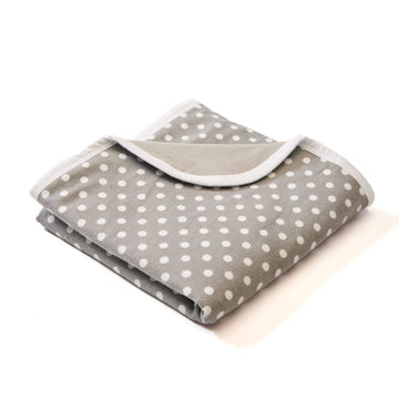 Grey with white spots