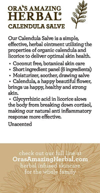 Calendula Salve, Coconut Free Draw Salve with Licorice Root