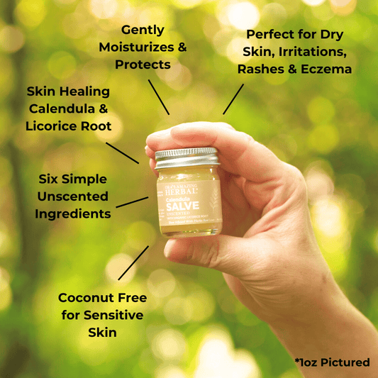 Calendula Salve, Coconut Free Draw Salve with Licorice Root