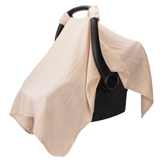 Baby Car Seat Cover by Comfy Cubs - Blush