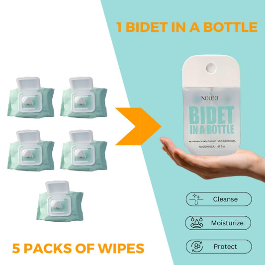 NOLEO NEW - Bidet in a Bottle - the multipurpose personal wash (50ml / 1.69oz)