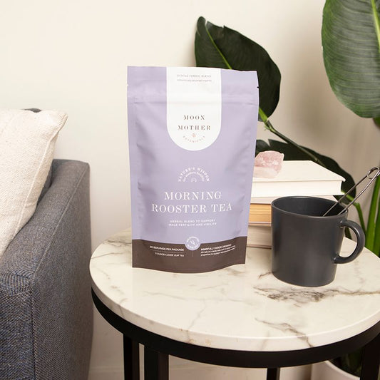 Morning Rooster Tea: Herbal Blend for Male Reproductive Health  - Made with Organic and Wildcrafted Herbs (1800+ 5-Star Reviews)