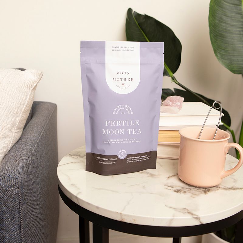 Fertile Moon Tea: Herbal Blend to Support Ovulation and Hormone Balance  - Made with Organic and Wildcrafted Herbs (1800+ 5-Star Reviews)