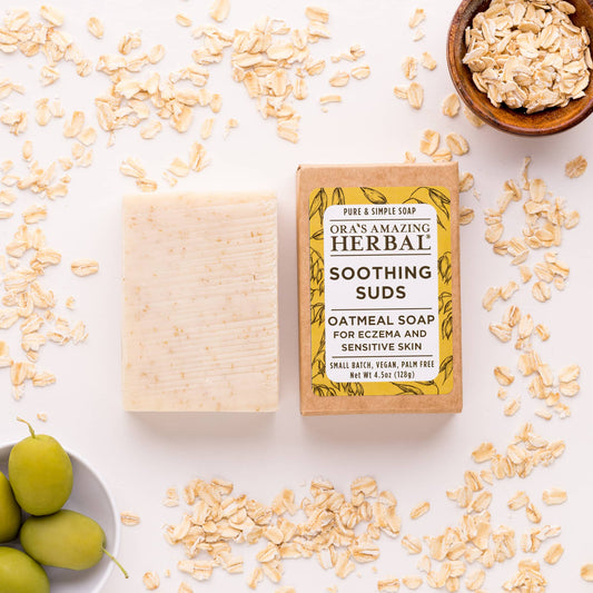 Soothing Suds Oatmeal Soap for Eczema & Sensitive Skin