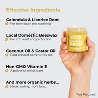 Touchy Skin Salve, Eczema Cream Ointment for Sensitive Skin