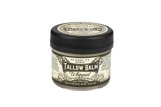 Tallow Balm - Whipped with Hemp Seed Oil